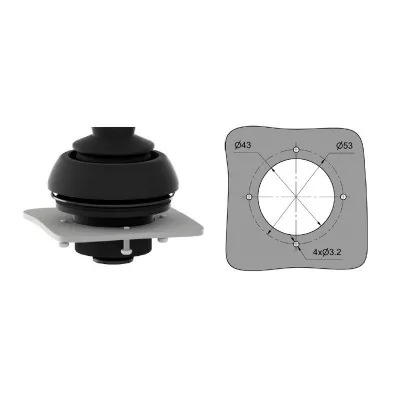 Série SK 60 - Joysticks polyvalents 1 ou 2 axes | Mescan