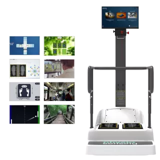 Système PhysioSensing Kine-Sim Dynamic de SensingFuture : 2 plateformes motorisées pour réadaptation robotisée interactive