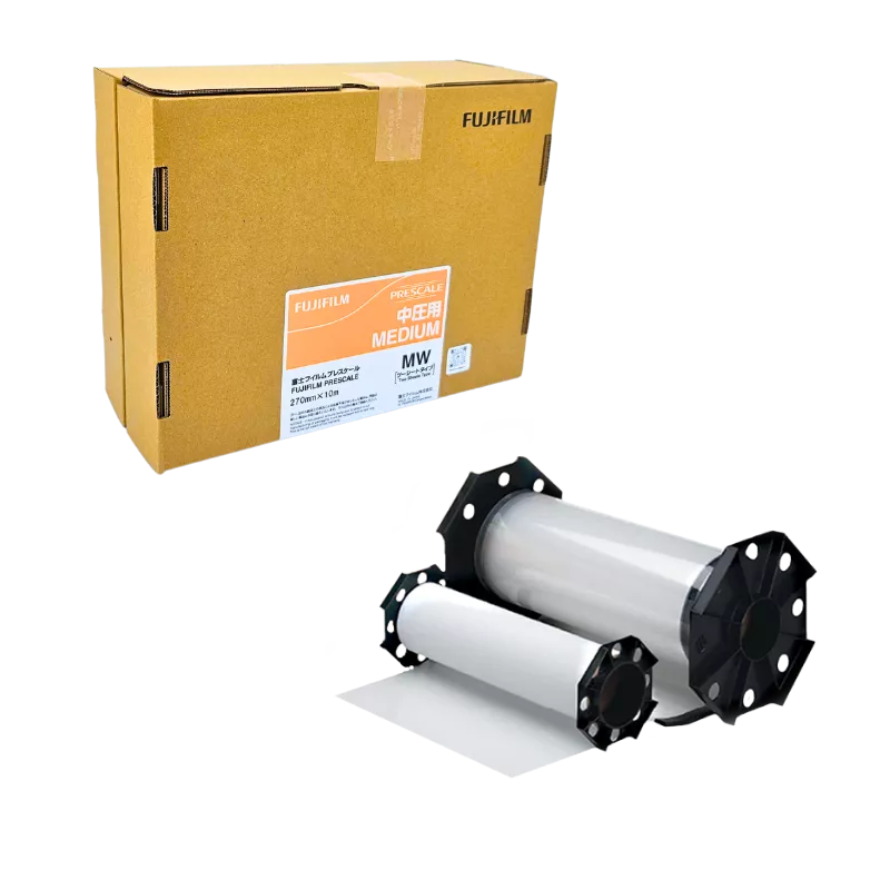 Film de mesure de pression Fujifilm Prescale MW (Medium Pressure) pour les contraintes de 10 à 50 MPa