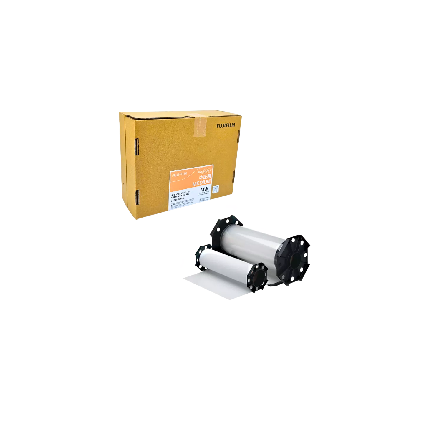 Film de mesure de pression Fujifilm Prescale MW (Medium Pressure) pour les contraintes de 10 à 50 MPa