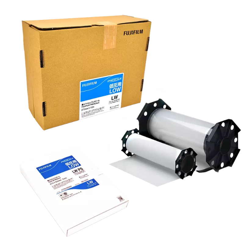 Film indicateur de pression Fujifilm Prescale LW (Low Pressure) pour mesurer les pressions de contact de 2,5 à 10 MPa