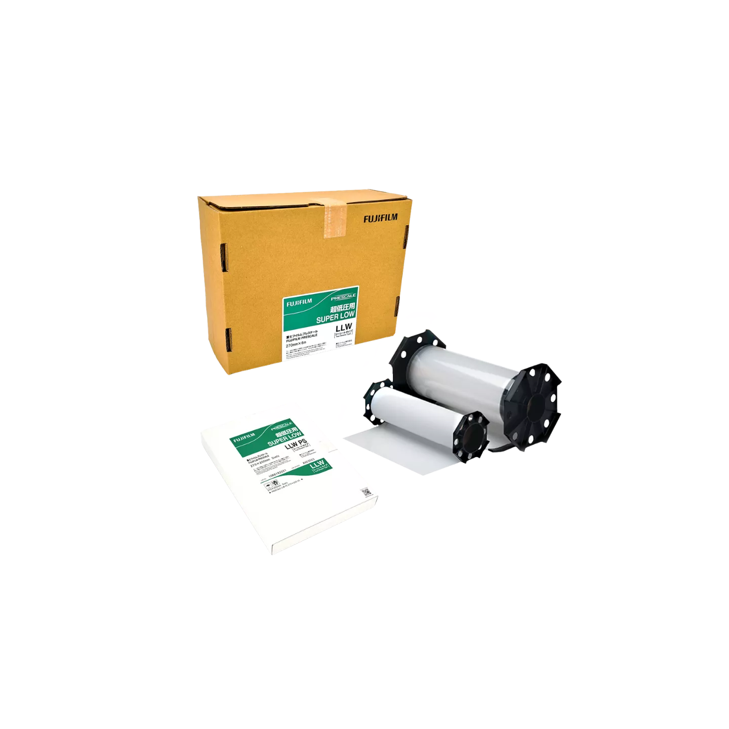 Film de mesure de pression Fujifilm Prescale LLW (Super Low Pressure) pour les contraintes d'interface entre 0,5 et 2,5 MPa