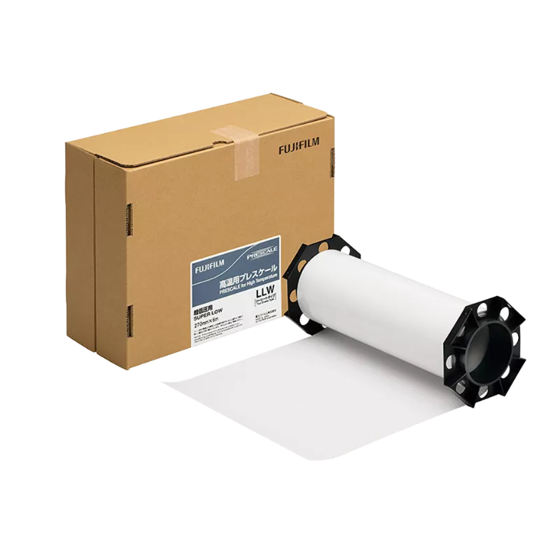 Film Fujifilm Prescale LLLW HT200 pour mesure ultra basse pression (0,2 à 0,6 MPa) à haute température jusqu'à 200°C
