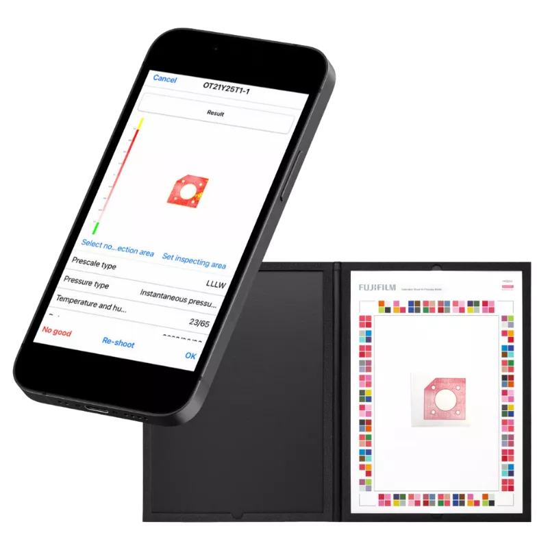 Système Fujifilm Prescale Mobile, application d'analyse et quantification automatique des empreintes de pression sur le terrain