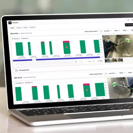 VisionAI™ Aseptic Monitoring : surveillance en continue de conformité en zones stériles par IA visuelle