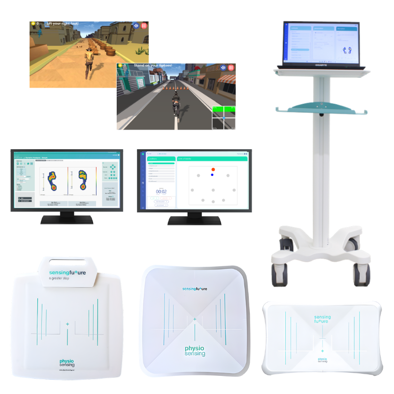 Plateformes de podologie et posturologie PhysioSensing de Sensing Future pour examen et rééducation de la posture et l'équilibre PhysioSensing de SensingFuture