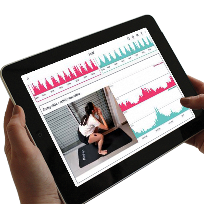 Système EMG EMIL Physio pour mesure de rétroaction musculaire en rééducation fonctionnelle